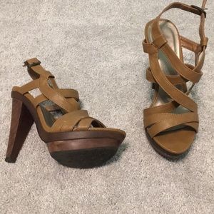 Aldo Tan Strappy Heels